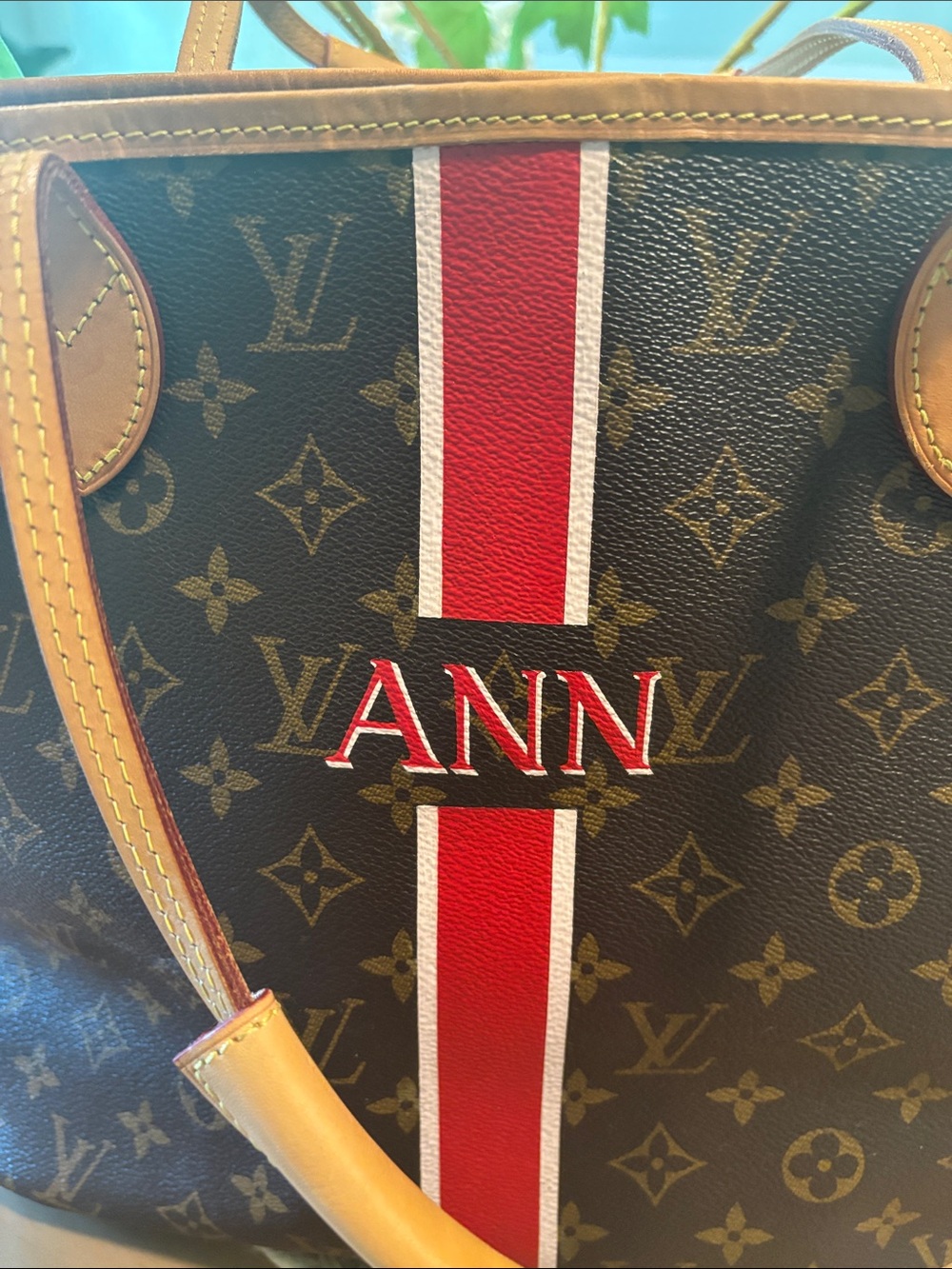 Louis Vuitton Brown Neverfull MM Tote - Picture 3 of 17